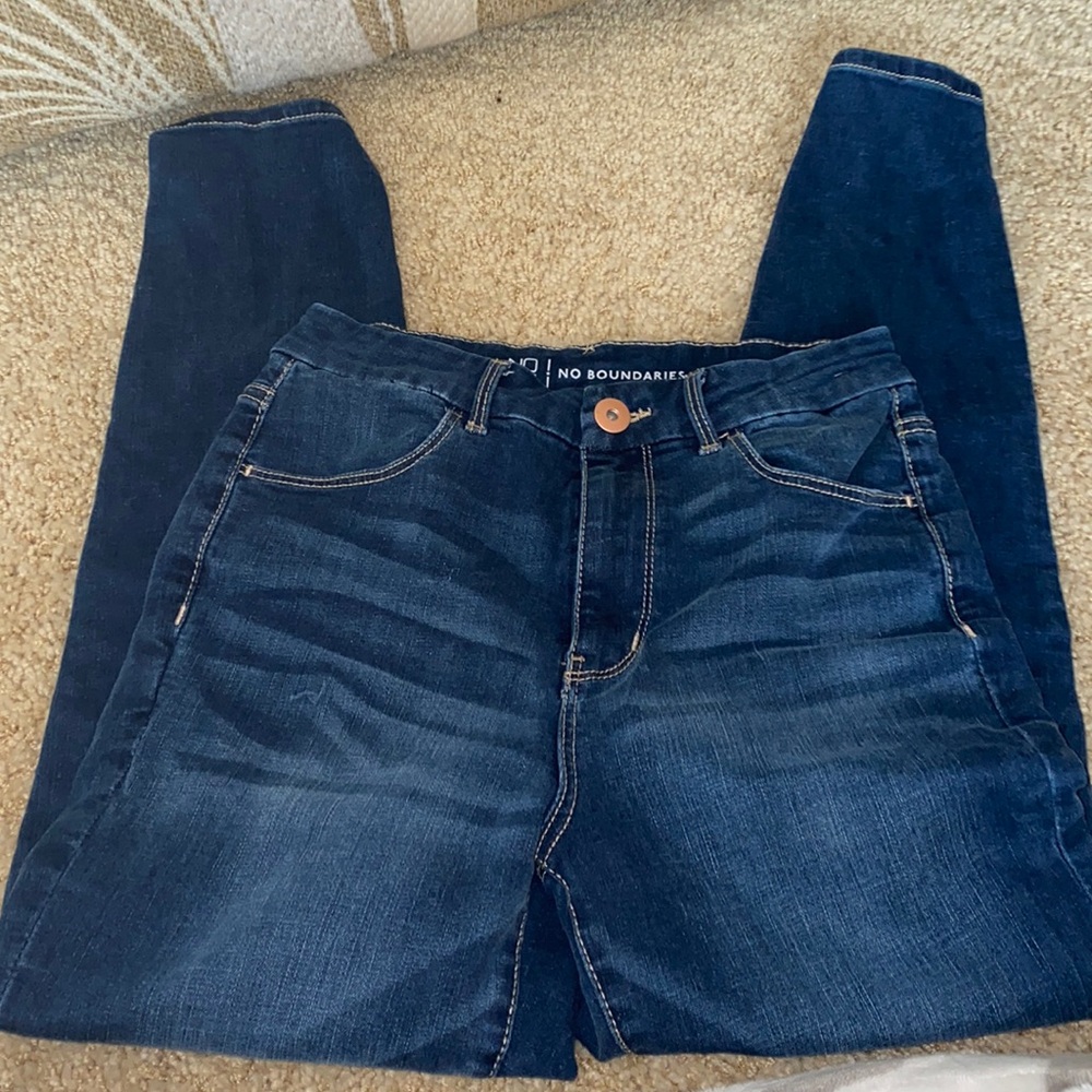 Brand new blue jeans